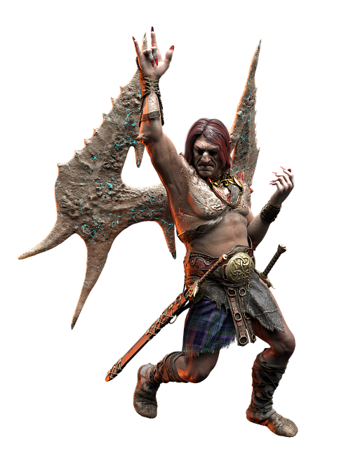 Free demon character fantasy illustration