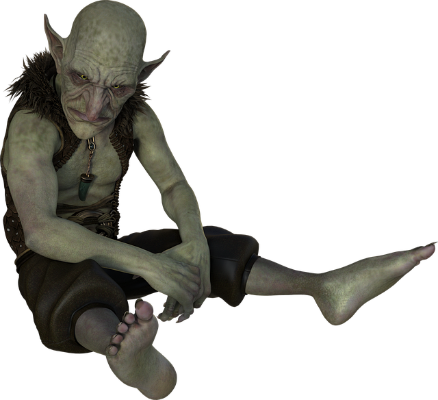 Fantasie, Kobold, 3D, Nachdenklich