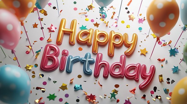 Free Celebration Balloons illustration and picture