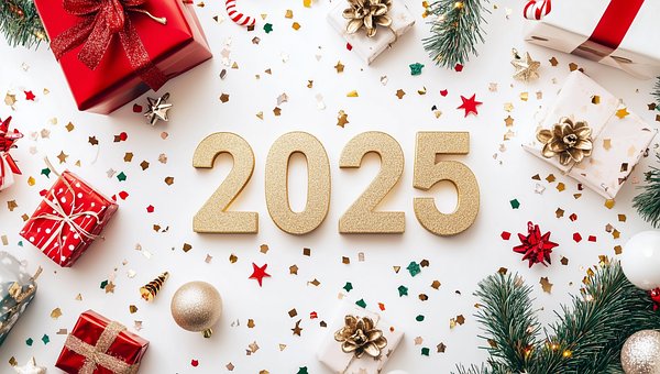 Free New Year 2025 illustration and picture