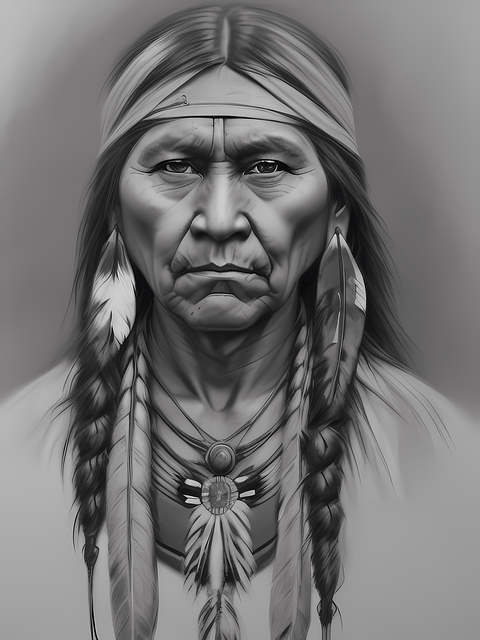 Free Aboriginal American American Indian illustration and picture