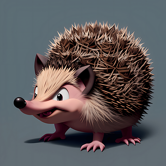 Free Hedgehog Devious illustration and picture