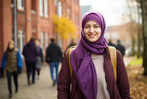 Free Muslim Student illustration and picture