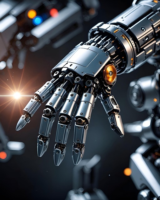 Download Ai Generated, Hand, Robot. Royalty-Free Stock Illustration ...