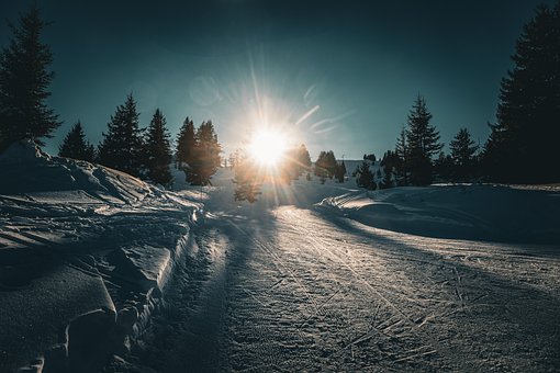 Berg, Natur, Landschaft, Wald, Schnee