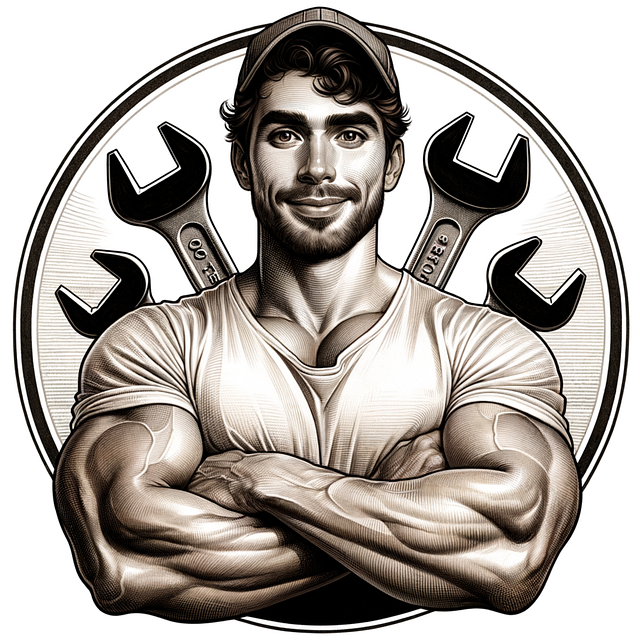 Free mechanic garage workshop illustration