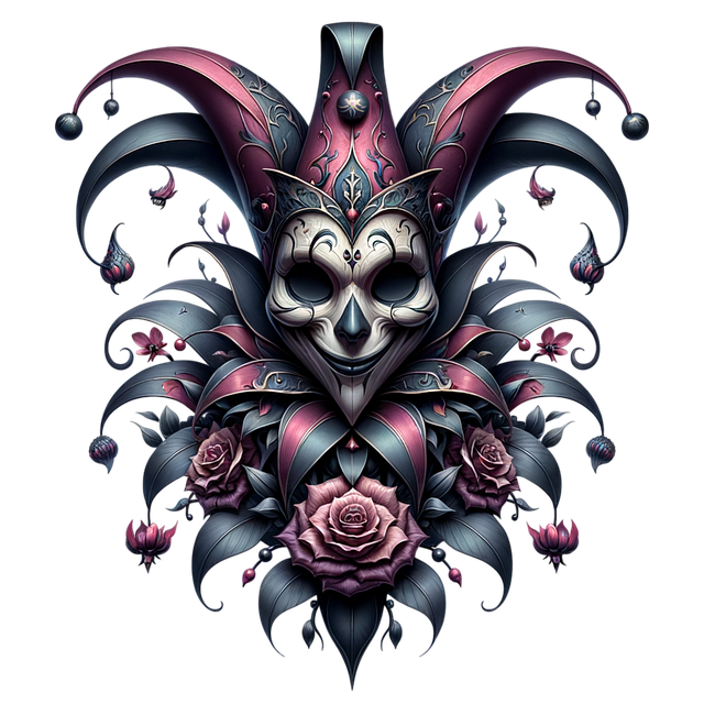 Free ai generated jester clown illustration