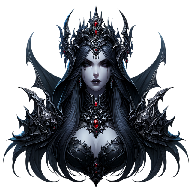 Free evil queen crown illustration