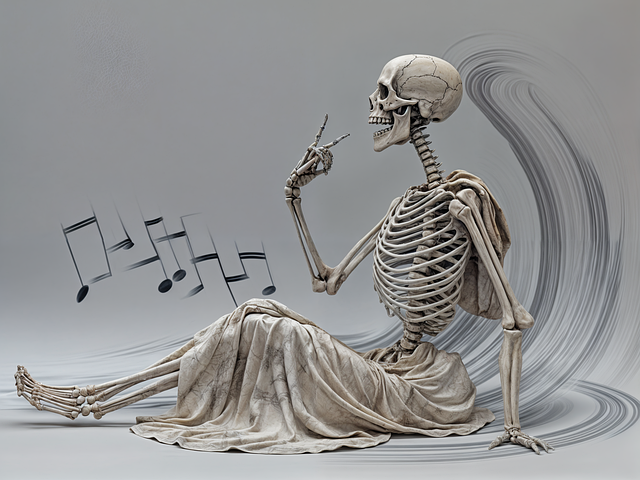 Free Ai Generated Skeleton illustration and picture
