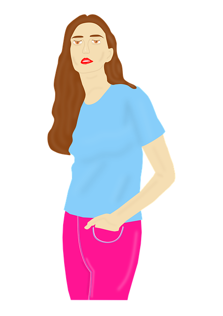 Free girl woman portrait illustration