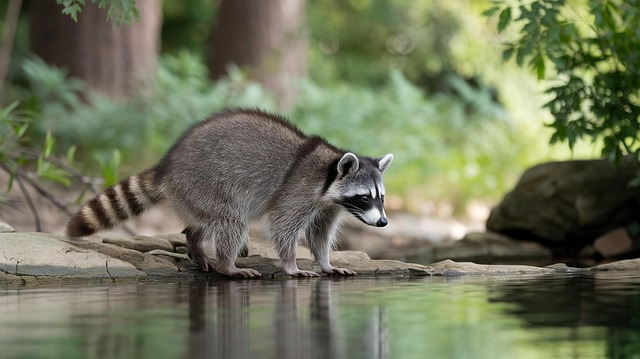 Free animal mammal raccoon illustration