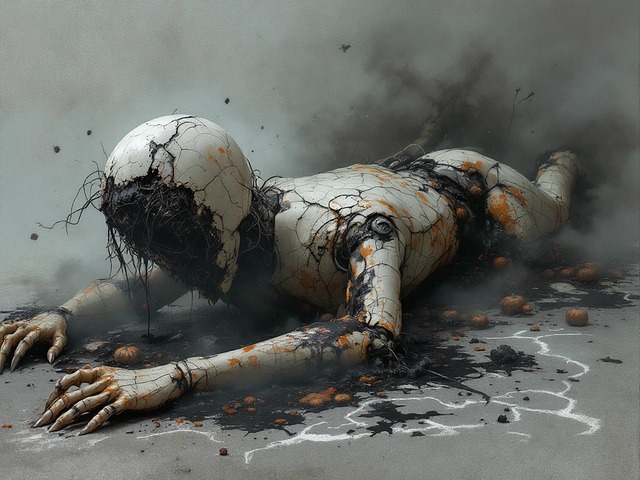 Free destruction distress anguish illustration