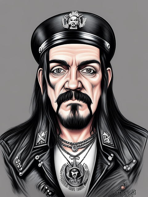 Free Lemmy Kilmister Motörhead illustration and picture