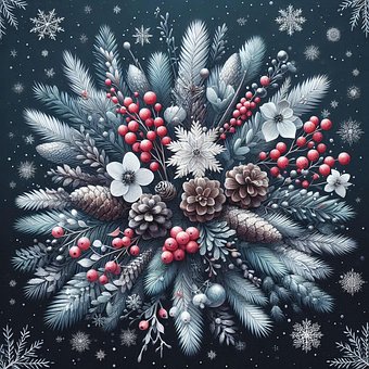 Free Winter Spruce illustration and picture
