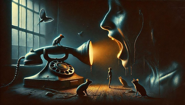 Free terror horror voices illustration