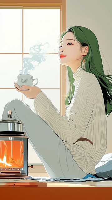 Free cozy relaxation peaceful illustration