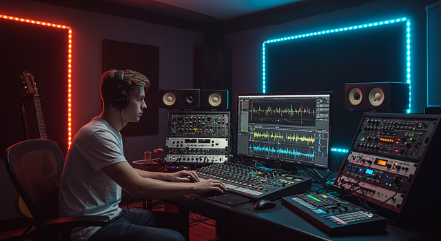 Free Sound Engineer Music Production illustration and picture