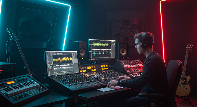 Free Sound Engineer Music Production illustration and picture