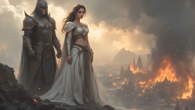Free ereshkigal sumerian goddess illustration