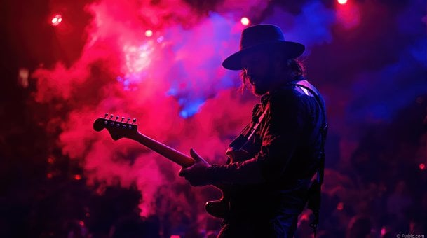 Musiker, Gitarrist, E Gitarre, Konzert