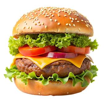 Free Ai Generated Burger illustration and picture