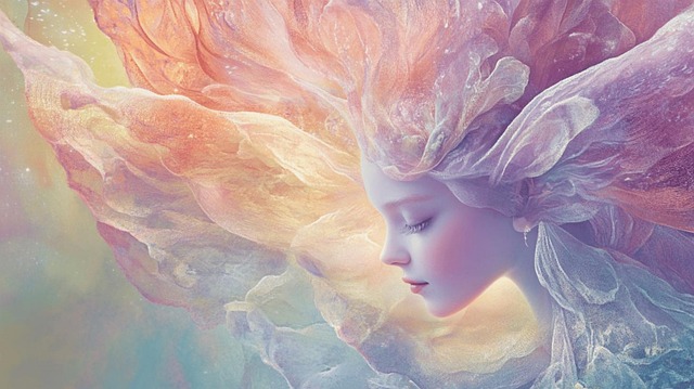 Free ai generated fairy pastel illustration