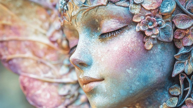 Free ai generated fairy statue illustration
