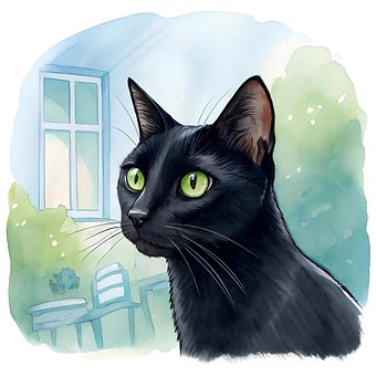 Free Cat Mascot illustration and picture