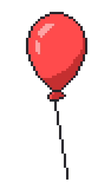 Free balloons retro balloon illustration