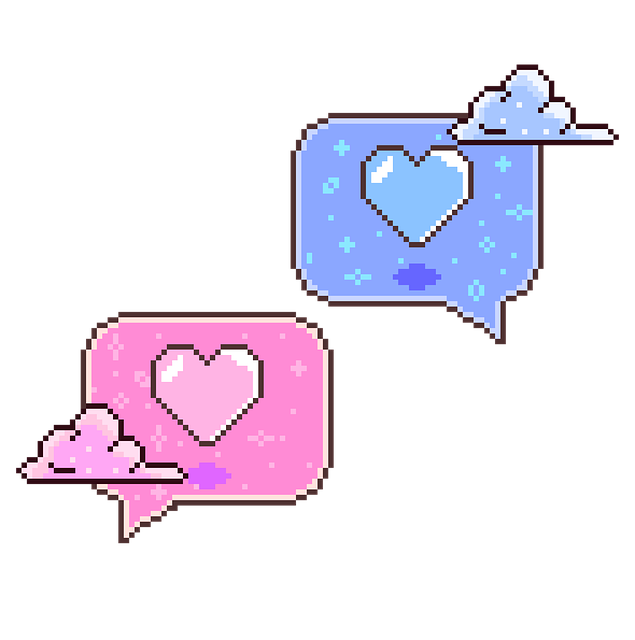 Free heart love message illustration