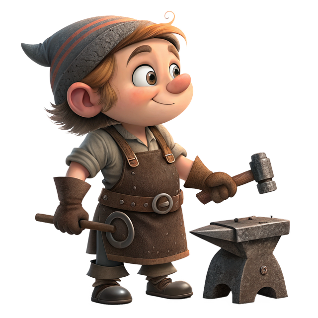 Download free HD stock image of Ai Generated Forger Free ai generated forger blacksmith illustration