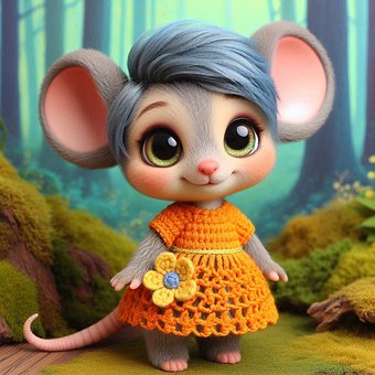 Free Ai Generated Mouse illustration and picture