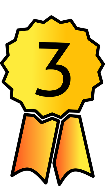 Free third award winner vector