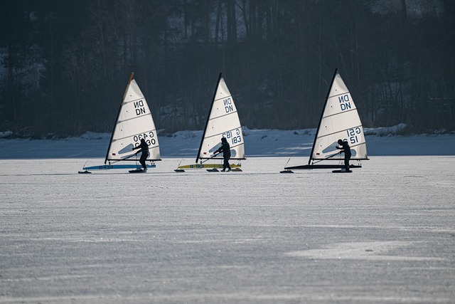 Isseiling, Frost, Innsjø, Allgäu, Natur