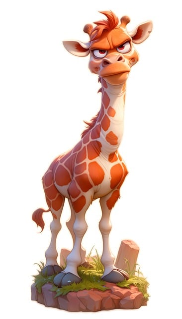 Free Giraffe 3D illustration and picture