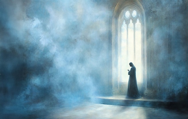 Free cathedral silhouette spiritual illustration