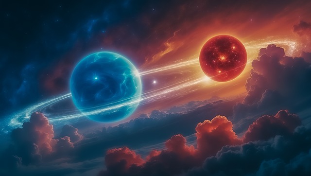 Free nebulae galaxy space illustration