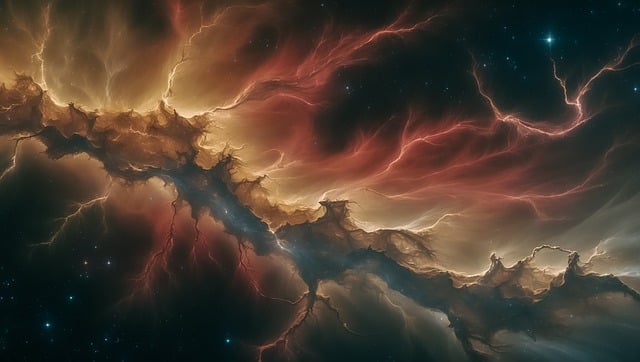 Free nebulae galaxy space illustration