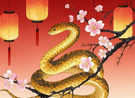 Free Lunarnewyearcontest Snake illustration and picture