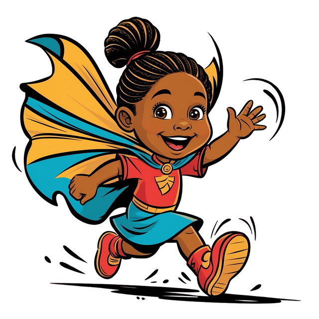 Free Superhero Girl illustration and picture