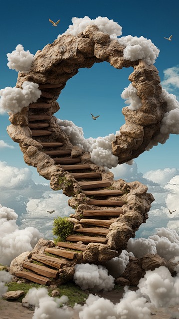 Free Ladder Stone illustration and picture