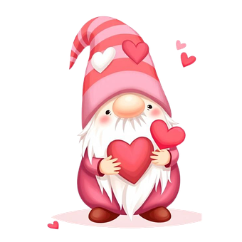 Gnom, Valentine, Dragoste, Inimile