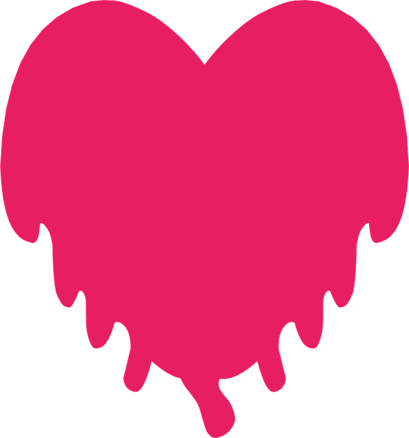 Free hearts love valentine vector