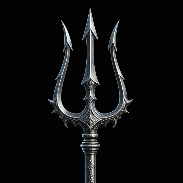 Free trident spear shiva illustration