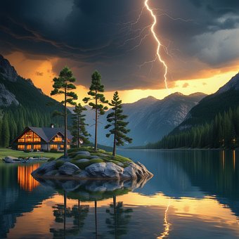 Free Mountain Nature illustration and picture