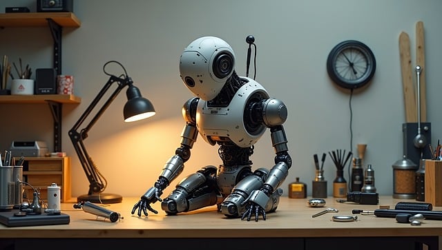 Free Artificial Intelligence Robot illustration and picture