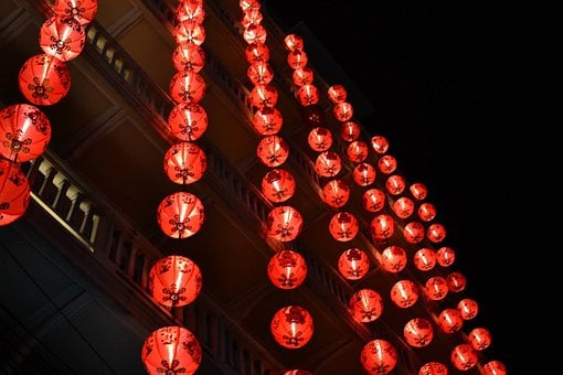 Free Lunar New Year Lanterns photo and picture