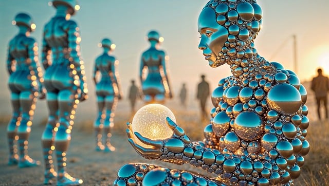 Free ai generated future forecast illustration