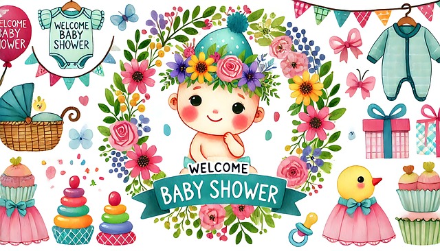 Babypartyillustration