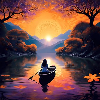 Free Tangerine Trees Marmalade Skies illustration and picture